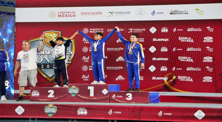 Suma Mateo Nolasco medalla de plata para BCS en los Nacionales Conade