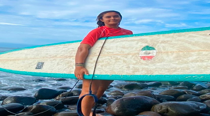 Logró surfista Coral Bonilla consiguió el bronce en los Centroamericanos