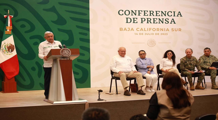 “Es prioridad para BCS el agua, alimentación y salud”: AMLO