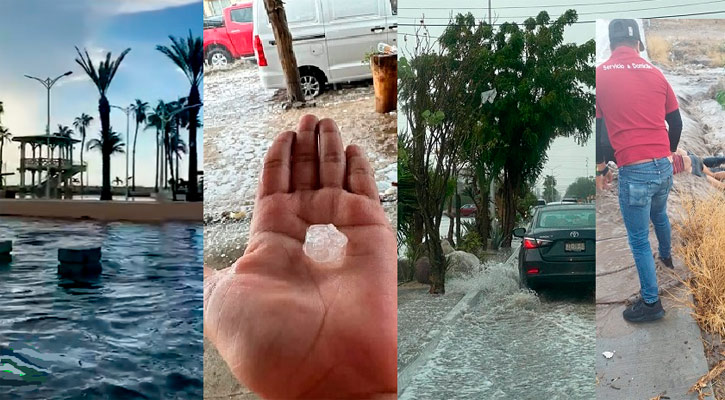 Chubasco en La Paz causó apagón, caos vial y algunas incidencias