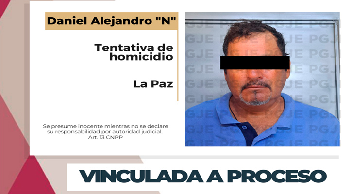 Vinculado a proceso por homicidio en grado de tentativa acabada en La Paz