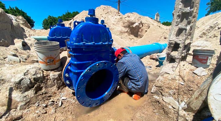 Trabajos de pavimentación afectan el servicio de agua en las colonias Guerrero y Rinconada Los Olivos en La Paz