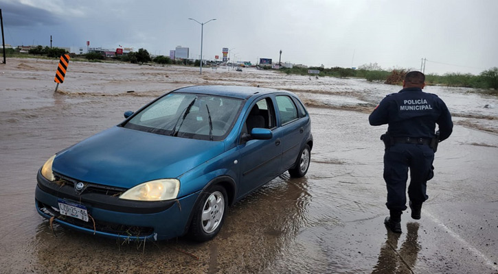 Habrá retenes cuando corra agua por arroyos de La Paz