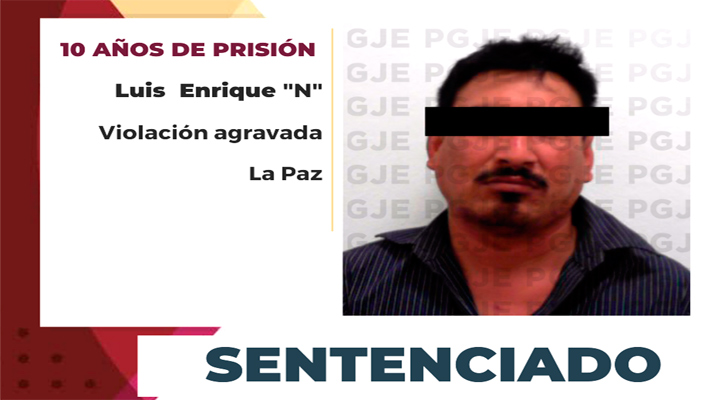 Sentenciado a 10 años de prisión por violación en La Paz