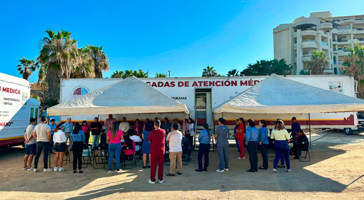 Se instalaron las Brigadas Médicas de Salud en la colonia Misiones del Cabo en CSL