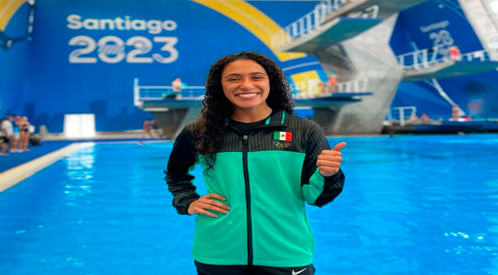 Asegura Gaby Agúndez un lugar en la final de clavados de 10 metros en los Panamericanos