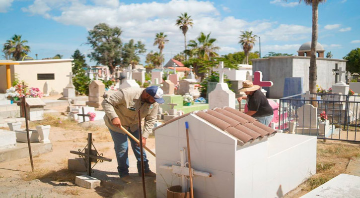 Se han realizado más de 367 servicios de mantenimientos a panteones de Los Cabos en 2 años