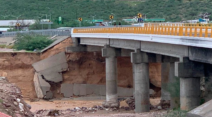 No se cerrará el puente a Los Planes; no hay daño estructural dice SICT