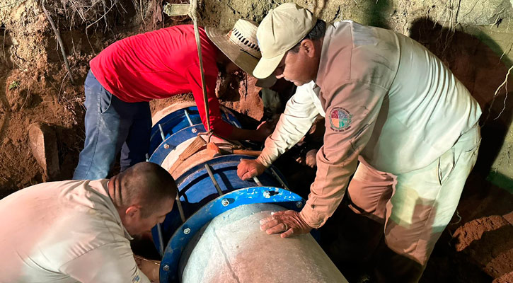 No habrá tandeos de agua en Los Cabos hasta restablecer el servicio y presurizar el acueducto