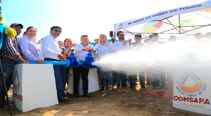 A finales de diciembre concluirán trabajos de nueva línea de conducción de agua potable en CSL