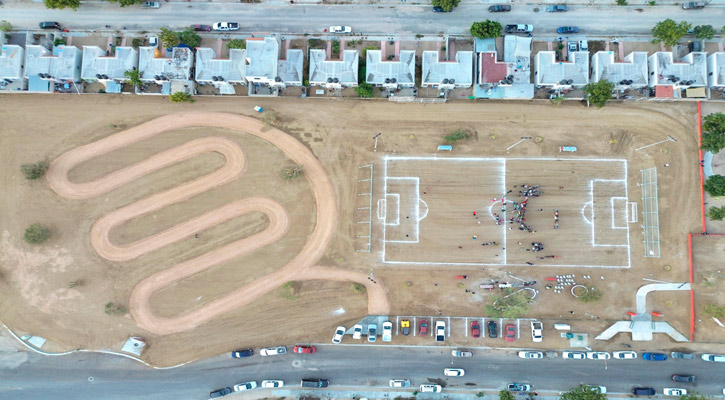 Inauguran rehabilitación del parque de Perla del Golfo en La Paz