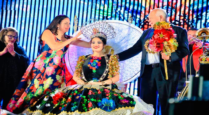 Coronaron a Fernanda I como Reina del Carnaval La Paz 2024