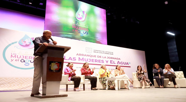 Llama el Gobernador al uso racional del agua y a erradicar la violencia contra las mujeres