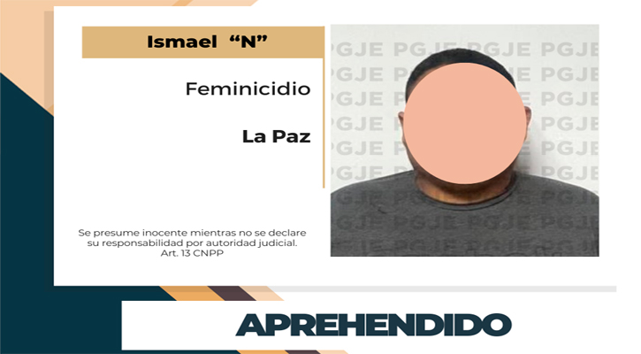 Aprehenden a imputado por feminicidio en La Paz