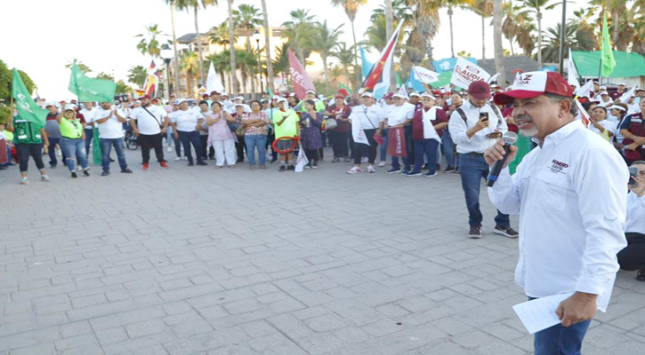 “Loreto vive el triunfo de la Cuarta Transformación”: Homero Davis