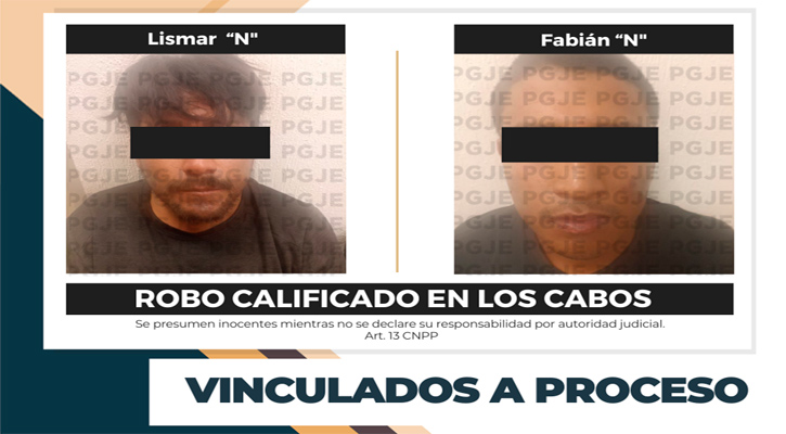 Vinculados a proceso 2 sujetos por robo en SJC