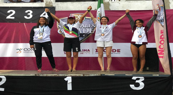 Cosechó 7 medallas de oro, 4 de plata y 3 de bronce el equipo de surfing de BCS en los Nacionales Conade 2024