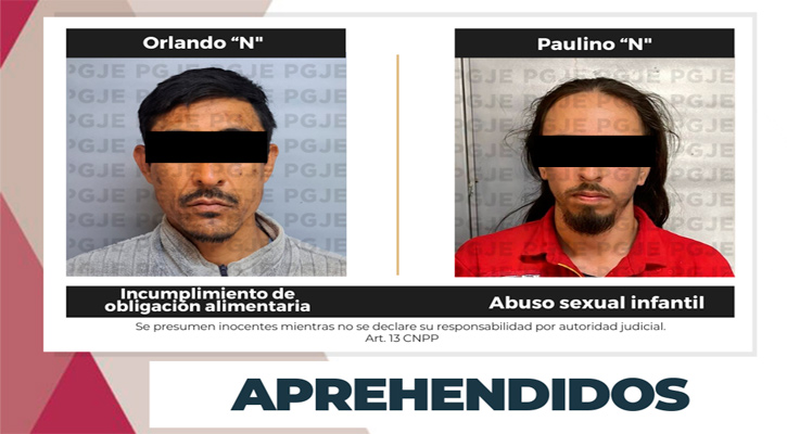 Aprehenden a 2 sujetos por delitos sexuales y contra la familia en La Paz