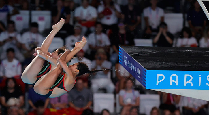 Se quedó en quinto lugar la dupla de clavadistas Gaby Agúndez y Ale Orozco en los Juegos Olímpicos de París 2024