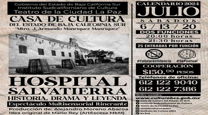 Presentarán nuevamente la obra “Hospital Salvatierra, Historia, Drama y Leyenda” en La Paz