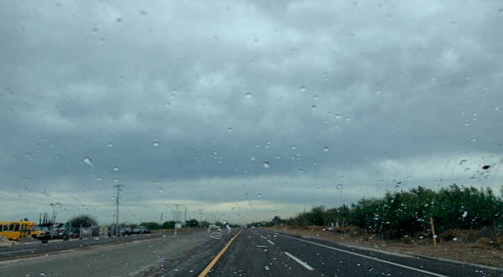 Se mantiene pronóstico de lluvias aisladas en BCS para este fin de semana; rondarán temperaturas entre 35 y 40