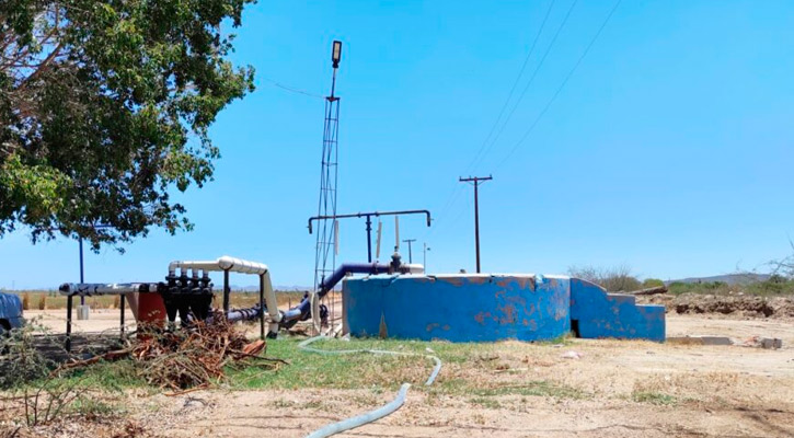 Cancelan pozo donde cargaban pipas porque la concesión es de uso agrícola en La Paz