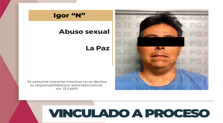 Vinculado a proceso prefecto de la Técnica 20 de La Paz por abuso sexual agravado