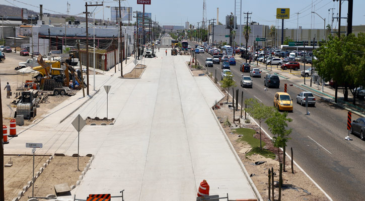 Por abrirse a la circulación bulevares Agustín Olachea y Forjadores en La Paz