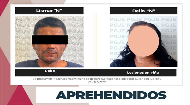 Aprehendidos por la comisión de diversos delitos en SJC y Santa Rosalía