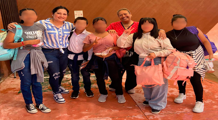 Reintegra DIF Los Cabos a su familia a una adolescente y una menor a Guerrero; trasladan a 5 menores a Cdmx