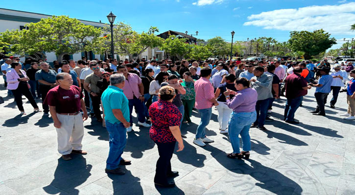 Evacuaron en minuto y medio el Palacio Municipal de Los Cabos en el simulacro de sismo