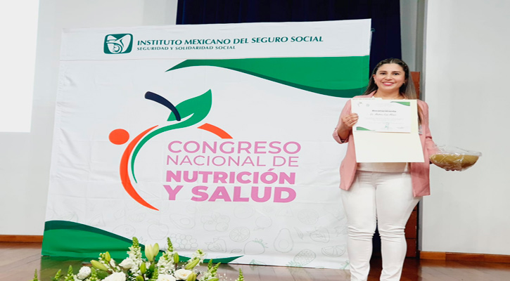 Reconocen a nutrióloga del IMSS de BCS por mejor desempeño en productividad de nutrición