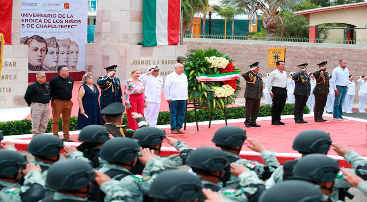 Encabezó el Gobernador conmemoración del aniversario de la gesta Heroica de los Niños Héroes