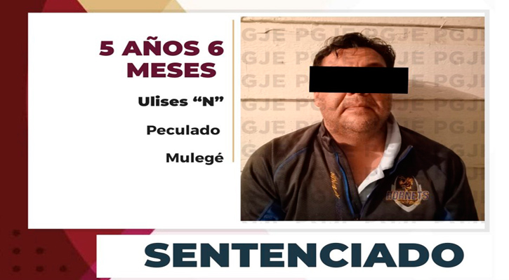 Sentenciado a 5 años y 6 meses de cárcel ex funcionario público por peculado en Santa Rosalía