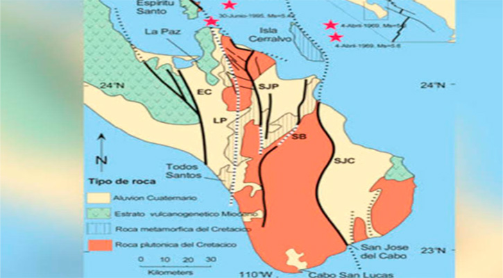 Existe la posibilidad de que se esté formando una nueva falla geológica en Los Cabos