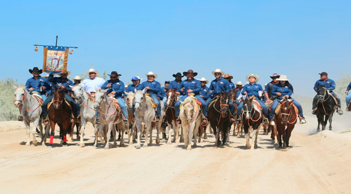 Celebraron tradicional cabalgata en honor a San Lucas Evangelista