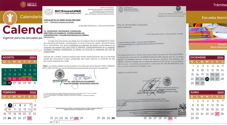 No habrá clases el 1º de noviembre; tampoco laborará gobierno del Estado