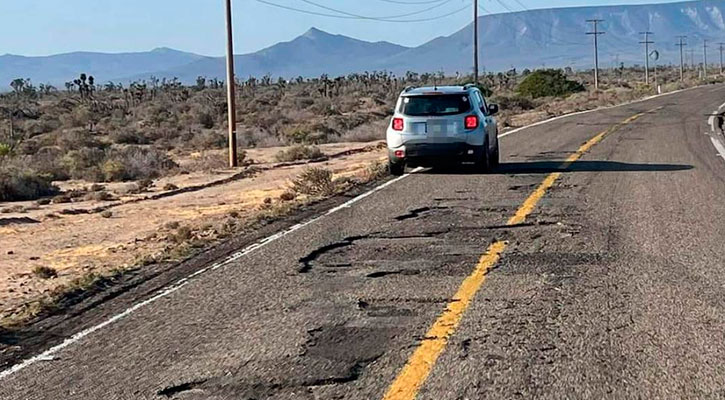 Buscarán que Bachetón en BCS sea para reencarpetar tramos de la Transpeninsular