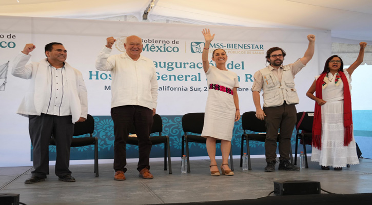 Inauguró Claudia Sheinbaum y Víctor Castro nuevo Hospital General de Santa Rosalía