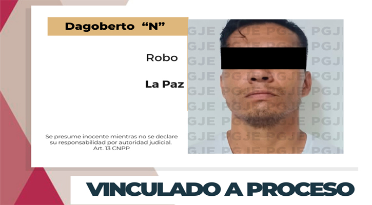 Vinculado a proceso a imputado por robo calificado en tienda departamental en La Paz