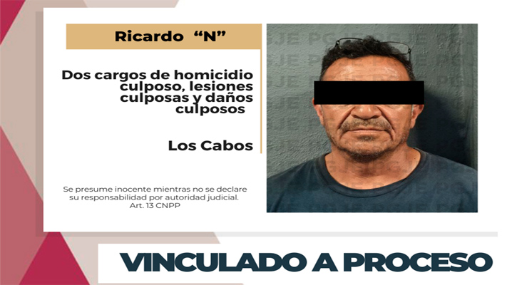 Vinculado a proceso por homicidio culposos, lesiones y daños tras accidente de tránsito en CSL