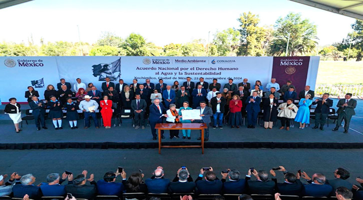 Firmó el Gobernador el Acuerdo Nacional por el Derecho Humano al Agua