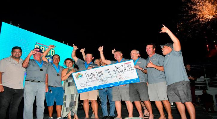 Ganó el equipo Prime Time el torneo Los Cabos Tuna Jackpot 2024; se donaron 13 mil dólares a Smile Train