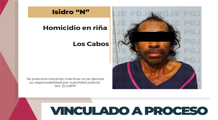 Vinculado a proceso y en prisión preventiva por homicidio en CSL