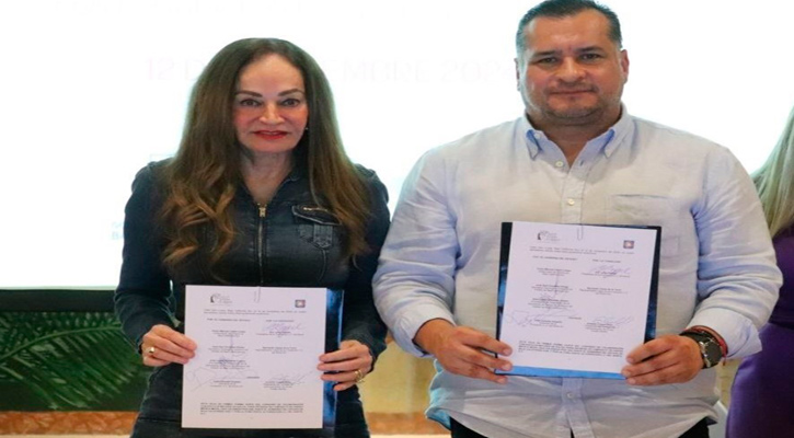 Firman gobierno de BCS y Fundación Letty Coppel convenio para fortalecer el tejido social