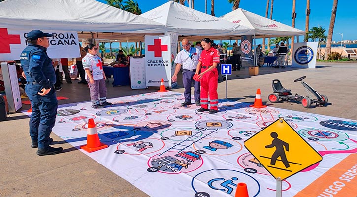 Difunden medidas de seguridad vial para prevenir accidentes