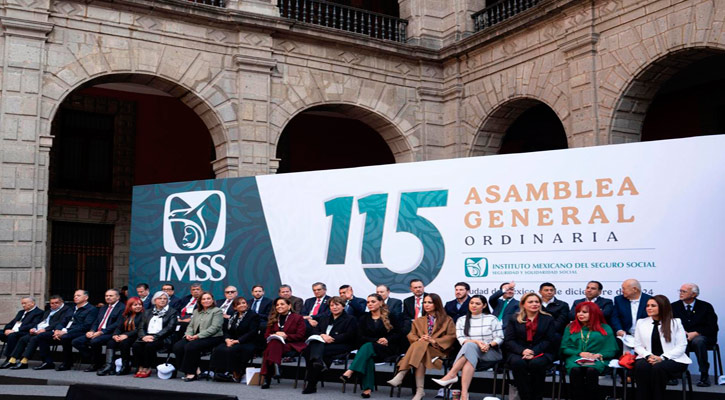 Asistió el Gobernador a la 115ª Asamblea General Ordinaria del IMSS