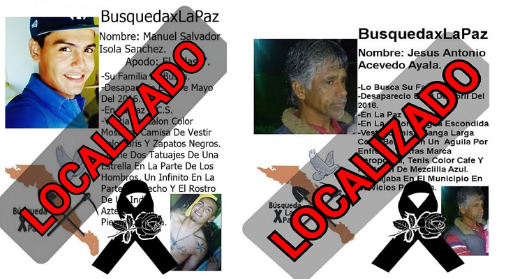 Identifican y entregan a familias restos humanos localizados en fosas clandestinas en BCS