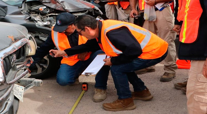 Fortalecen peritos de la PGJE sus conocimientos para mejorar la investigación de accidentes viales en BCS