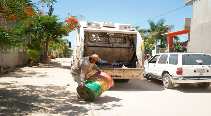 Recolectó Servicios Públicos de Los Cabos 9.6 toneladas de basura en noviembre